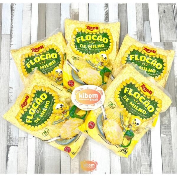 10 UNIDADES Flocao de Milho Zaeli 500g