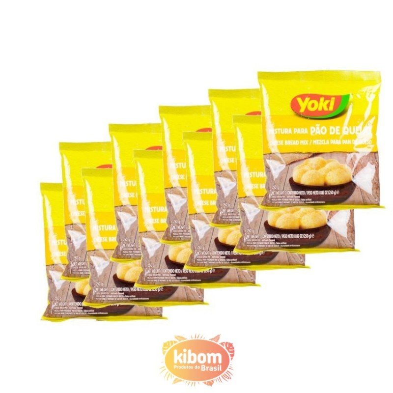 10 UNIDADES Mistura para Pao de Queijo Yoki 250g