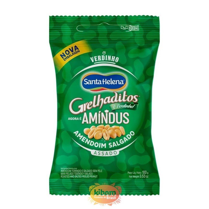Amendoim Salgado Sem Pele “Grelhaditos” 100g