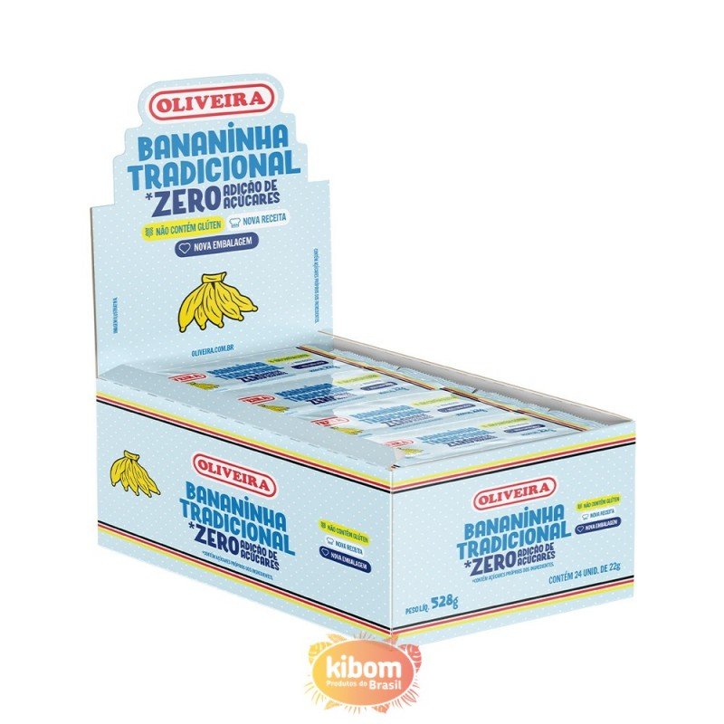 Bananinha Cremosa Zero Açúcar “Oliveira” 528g
