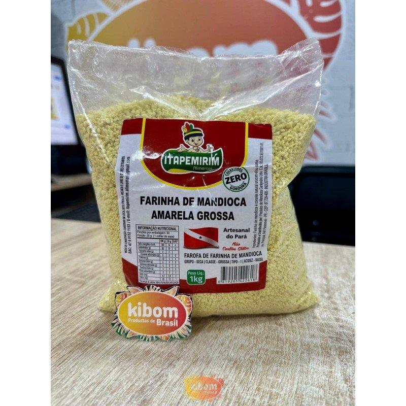 Farinha de Mandioca Amarela Grossa “Itapemirim” 1kg