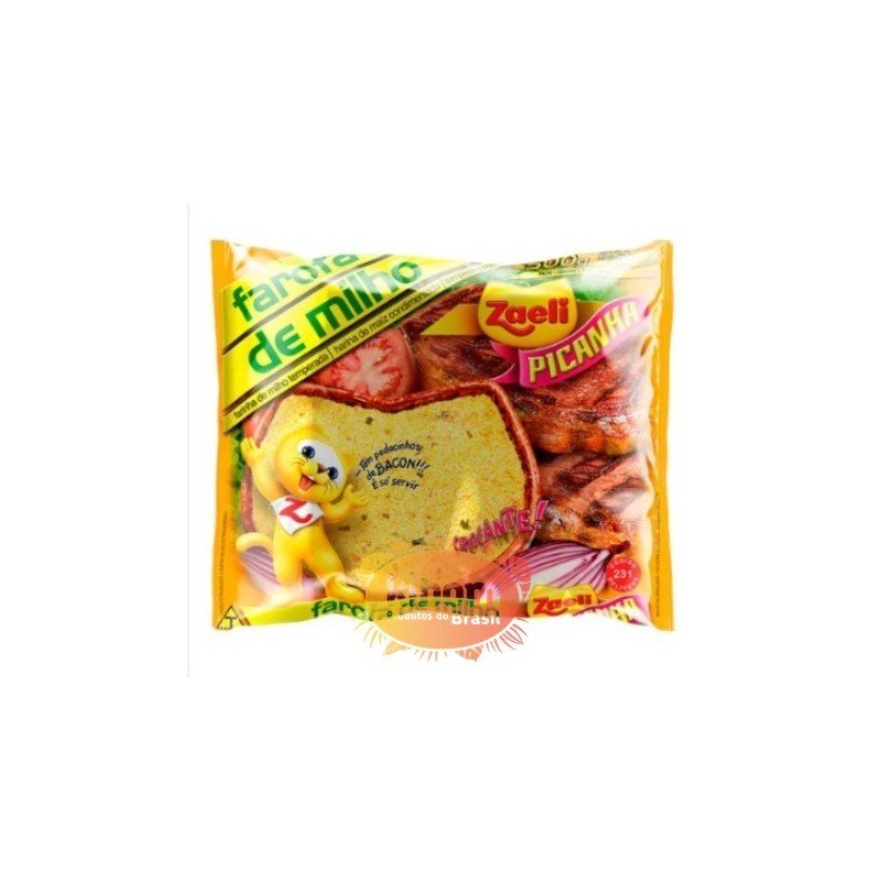 Farofa de Milho Sabor Picanha “Zaeli” 300g