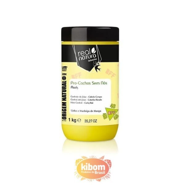 Mascara Pro-Cachos sem Nó "Real Natura" 1kg