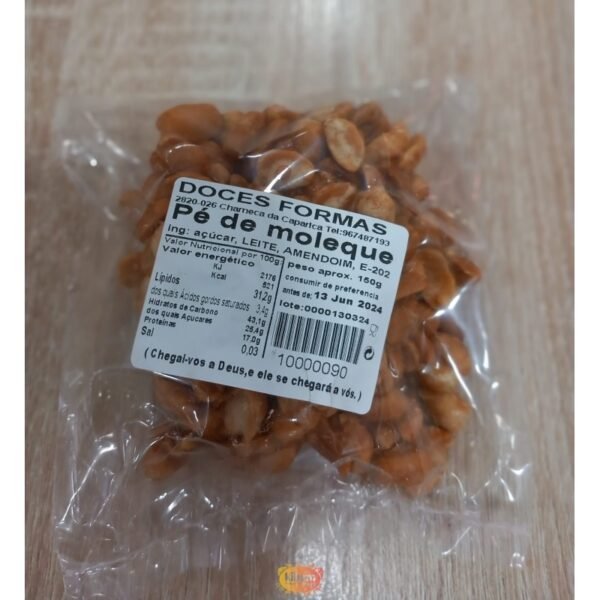 Pé de Moleque Caseiro 150g