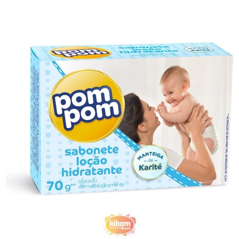 Sabonete Infantil Pom Pom Hidratante 70g