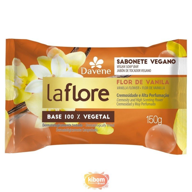 Sabonete Vegetal “Davene” Flor de Vanila 180g