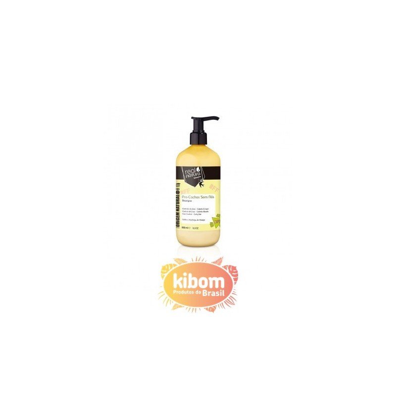 Shampoo BFF Pro-Cachos sem Nó 500ml “Real Natura”
