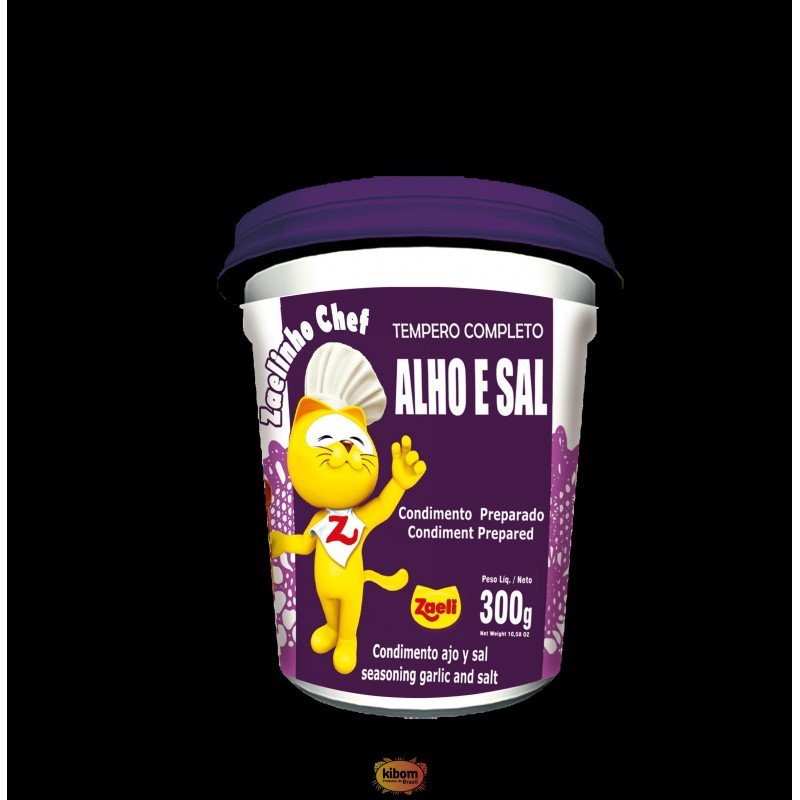 Tempero Alho e Sal “Zaeli” 300g