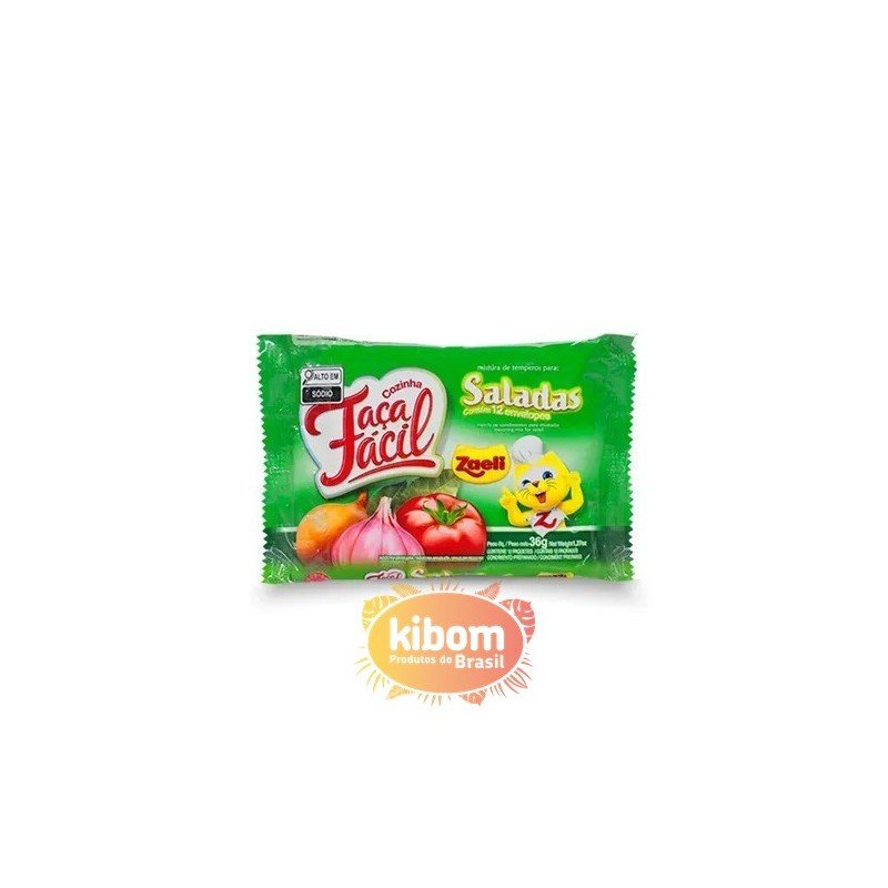 Tempero Para Saladas “Zaeli” 36g